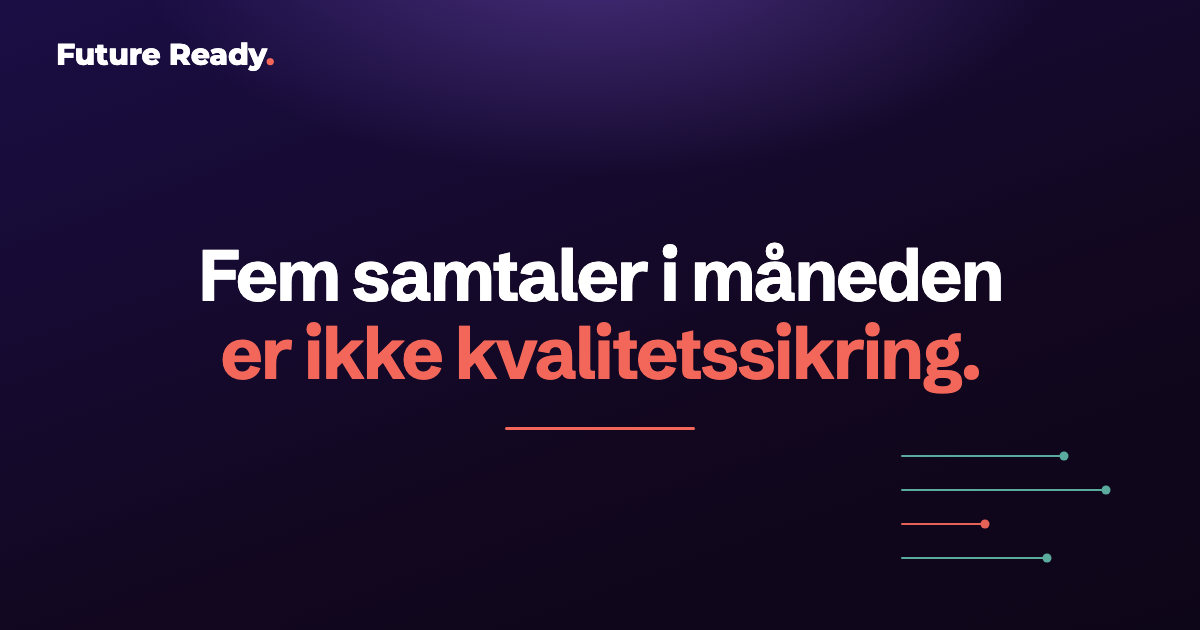 Scorekort der ett kriterium er markert som det svakeste.