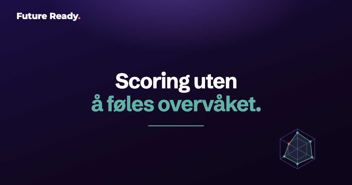 Ferdighetsradar der scoren peker tilbake på øyeblikket i samtalen som ga den.