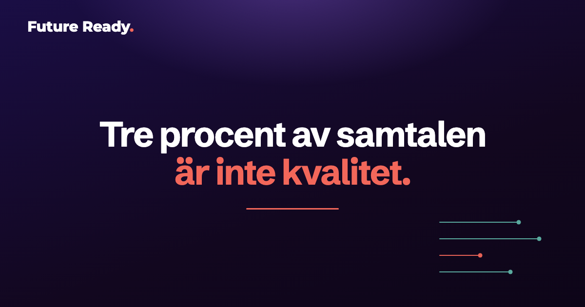Ett poängkort där ett kriterium är markerat som det svagaste, mot en korallfärgad bakgrund.