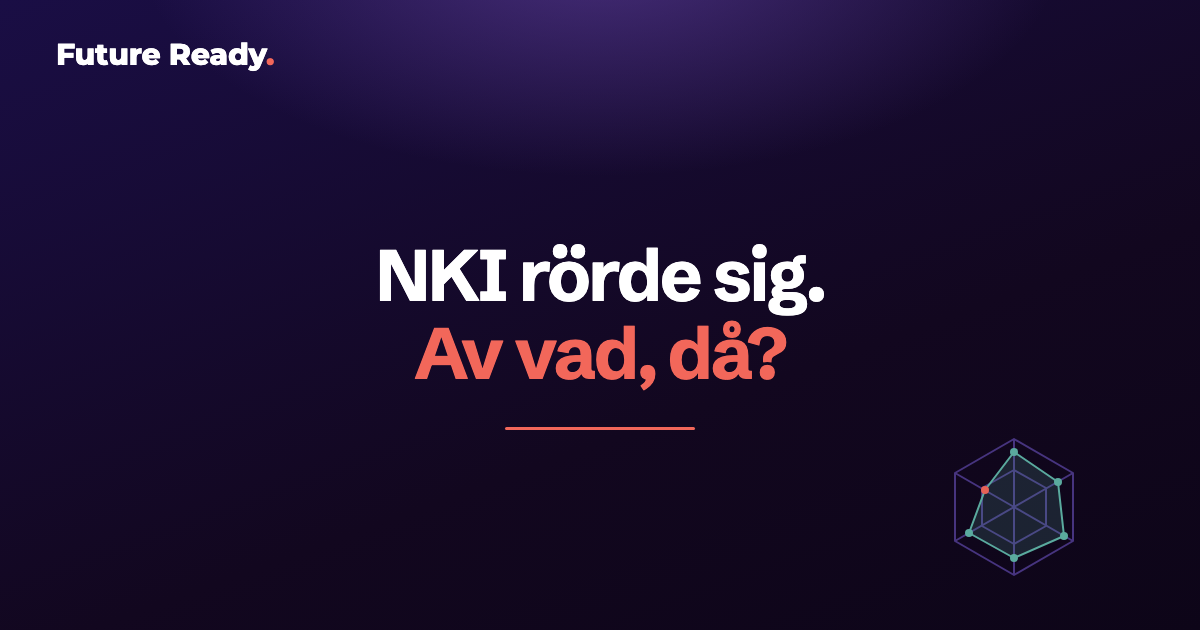 Färdighetsradar där en uppmätt förbättring ställs mot en otränad jämförelsegrupp i stället för mot ett medelvärde.